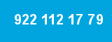 922 112 17 79 922 112 17 79